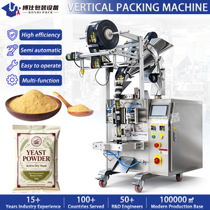 Machine d'emballage quantitative pour ensachage et scellage trois côtés de poudre de levure instantanée pour la boulangerie - Product Image 1