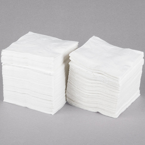 Serviettes de table jetables 1 pli 16 g/m² 33x30 cm 500 feuilles par sachet 12 sachets par carton - Product Image 2
