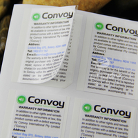 Étiquettes autocollantes étanches multicouches, personnalisées, Double couche, impression sur trois faces, pour emballage de bouteilles médicales, 50 pièces