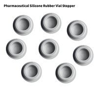 Bouchon d'étanchéité personnalisé en caoutchouc silicone de qualité médicale pour flacon injectable, anti-âge, résistant aux hautes températures, pour usage pharmaceutique, 60 Shore