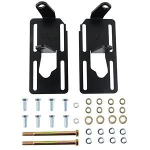 Plaques de montage adaptatrices en aluminium pour moteur LS (LS1, LS2, LS6, LSX, LQ4, LQ9) pour camions 88-98 ENM018-BK - Product Image 2