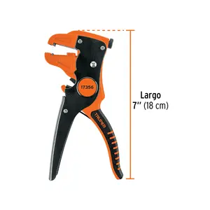 Pince à dénuder automatique en acier Truper 7 '24 à 10 AWG pince à sertir pour connecteurs - Product Image 3