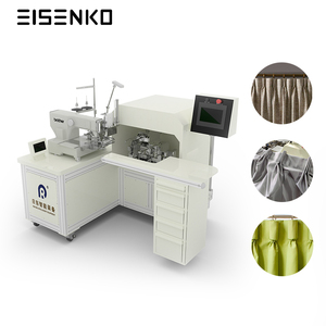 High Efficiency Fully <b>Automatic</b> Curtain Pleating <b>Sewing</b> <b>Machine</b> New Condition Factory Price Pinch Pleat Chain Stitch Engine - Product Image 2