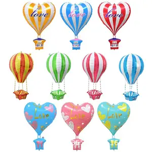 Оптовая продажа 22 дюймов 4D на воздушном шаре нескольких цветов в форме сердца воздушные шары для вечеринки в честь будущего рождения ребенка, Свадебный декор
