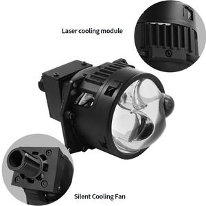 Phares à lentille laser double directe de 3 pouces avec LED intégrées pour faisceau haut et bas, 70W de puissance élevée, lentille à double mise au point non invasive. - Product Image 6
