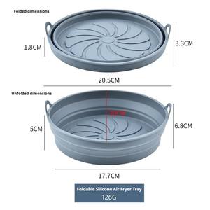 Revêtement de remplacement universel en silicone pour friteuse à air, compatible avec les accessoires du four <span class=keywords><strong>Ninja</strong></span> <span class=keywords><strong>Foodi</strong></span>, pour éviter que les aliments ne collent - Product Image 4