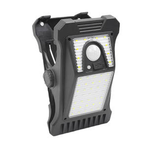 Lampes solaires à clipser avec détecteur de mouvement, éclairage de sécurité LED, pour parapluie, tente de camping, clôture portable, terrasse, mur, garage, patio, lampes solaires d'extérieur - Product Image 1