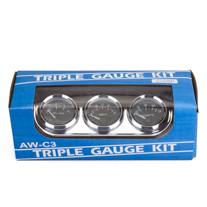 Kit 2 "52mm triplo calibro 3 in 1 voltmetro + misuratore di temperatura dell'acqua + manometro olio con sensore 1/8 NPT per la modifica del motore dell'auto - Product Image 6