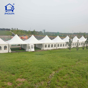 Ngoài trời khung thép chùa LỀU 6m Đường kính PVC Bìa Dome lều cho đám cưới và các sự kiện 15m chiều dài in tán marquee - Product Image 4