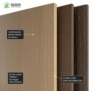 Panneau MDF <span class=keywords><strong>mélaminé</strong></span> extra large format 4*8 pieds, panneau stratifié surdimensionné indéformable pour armoire pleine hauteur - Product Image 3
