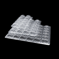 Boîte alimentaire transparente en plastique, emballage en plastique, boîte blister pour pâtisserie, macaron
