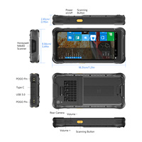 I61J PDA Robusta de 6.5 Pulgadas con Windows 10/11, Intel N5100, Escáner de Código de Barras, NFC, 4G, GPS, BT, IP65, Resistente al Agua, Industrial, en Stock