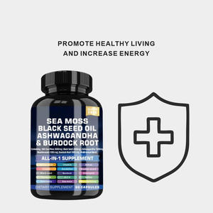 שמן זרעי שחור ashwagandha שורש כל-ב-אחד תוספת 60 כמוסות כל ים-ב-אחד מים מינרלים ויטמינים למבוגרים - Product Image 6