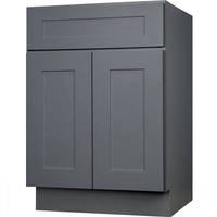 Meubles de cuisine modernes en bois massif de noyer noir, design italien, écologiques, avec évier en acrylique modulaire, fabriqués aux États-Unis