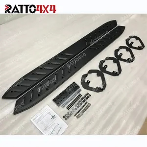 Ratto Black Off Road Universal Steel Running Boards Side Steps For 4x4 Ford Ranger