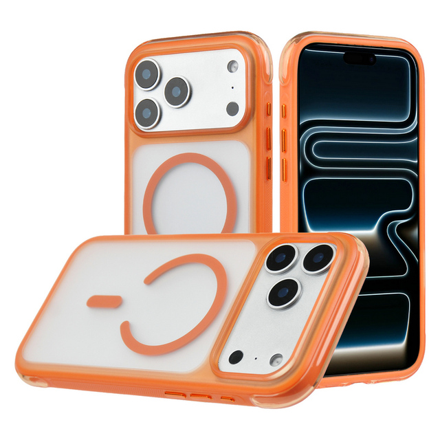 New Rugged PC+TPU Air Bags Shockproof Phone Case with Independent Buttons and Strong Magnet Secure Mounting Magnetic Phone Cases