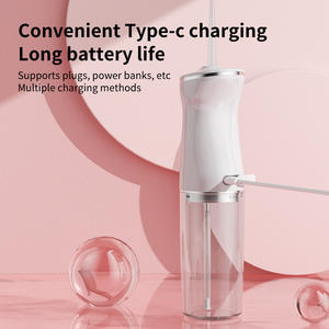 Irrigador Bucal Eléctrico Portátil de 250 ml con Tanque Desmontable, Resistente al Agua IPX7, Carga Tipo C, Blanco, Negro, Verde, Rosa - Product Image 4