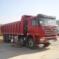 En stock, Shacman F3000 8*4 12 roues, camion benne Euro 2 d'occasion, le plus grand camion benne