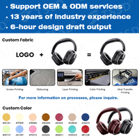 Casque audio TWS pour enfants, motif chat mignon, avec micro, lumière LED, sans fil, filaire, carte TF, Bluetooth, pour enfants
