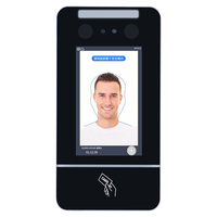 Clavier de contrôle d'accès par reconnaissance de veine palmaire, RFID et code QR avec écran LCD 4,3 pouces