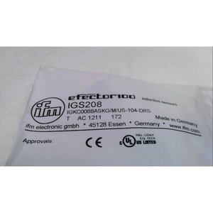 Ifm Efector IGS208 สวิตช์ตรวจจับระยะใกล้แบบเหนี่ยวนำ 24 โวลต์ IP67 อลูมิเนียมอัลลอยด์ ระยะตรวจจับ 1.6 มม. ผลิตในเยอรมนี - Product Image 3