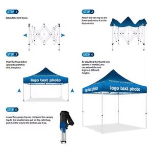 High Quality 10x10 Pop up <b>Canopy</b> <b>Tent</b> Outdoor Market <b>Canopy</b> with Sidewalls / Weight Bags - Product Image 5