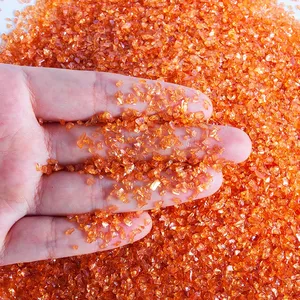 Irregular Sparkling Multi-colored Broken Glass Stones for DIY, Epoxy Resin Mold Filler, Nail Art Decoration, 2-4mm, 20g per Bag - Product Image 5