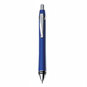 Penna a Sfera in Metallo Blu con Punta da 0,5mm/1,0mm, Corpo in Plastica con Design a Scatto/Novità/Sfera per Regalo Promozionale - Product Image 2