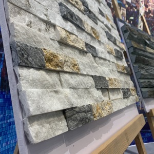 Gạch ốp tường ngoài trời bằng đá mài ghép 150x600, gạch ốp tường sân vườn - Product Image 4