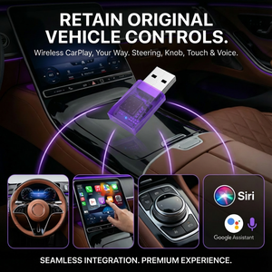 Phoebus Link 2-in-1 Kabelloser CarPlay-Adapter mit Smart Box für Apple CarPlay und Android Auto Dongle USB und Typ-C - Product Image 5