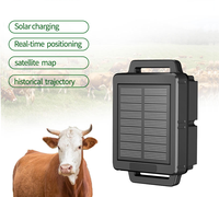 Rastreador GPS 4G con Energía Solar, Plástico, Impermeable IP67, Geocerca, Dispositivo de Rastreo de Ganado, Historial de Ubicación en Tiempo Real, Aplicación GPSONE