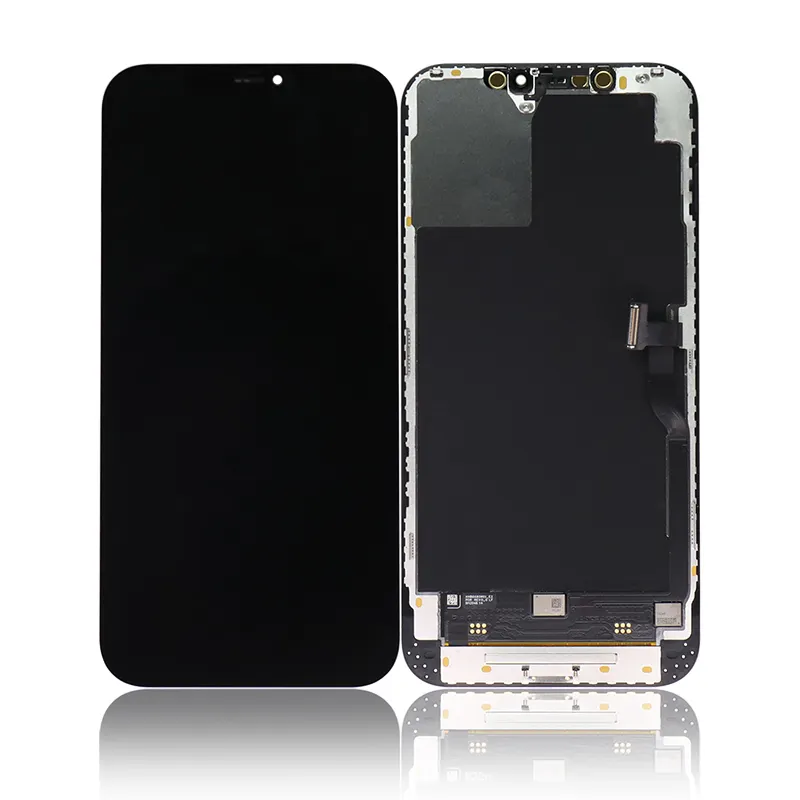 Venda por atacado de telefones celulares com tela de toque LCD para iPhone 12 pro max, display de substituição