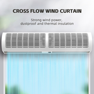 1.5m yüksek performanslı kapı hava bariyeri çapraz akış kapı hava perdesi güçlü rüzgar restoran 10 tam Metal gövde 220V 50-60hz - Product Image 2