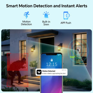 กล้องรักษาความปลอดภัยหน้าต่างอัจฉริยะ 2K 2.4GHz WiFi กล้องภายในอาคาร มองเห็นในที่มืดแบบ Starlight <span class=keywords><strong>ตรวจ</strong></span>จับความเคลื่อนไหว แจ้งเตือนทันที บันทึกตลอด 24/7 - Product Image 4