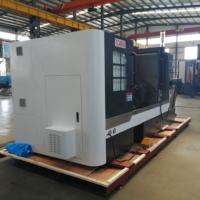 Mesin Bubut Miring Berkualitas Tinggi Tugas Berat TC4555 Buatan Cina TC4558 Pusat Pembubutan CNC