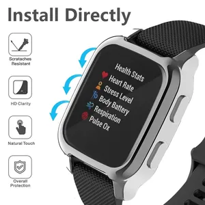 Étui de protection d'écran en TPU pour <span class=keywords><strong>Garmin</strong></span> Venu <span class=keywords><strong>SQ</strong></span> 2/<span class=keywords><strong>SQ</strong></span> 2 Étui de musique Venu <span class=keywords><strong>Sq</strong></span> Coque de protection pour <span class=keywords><strong>Garmin</strong></span> Venu <span class=keywords><strong>SQ</strong></span> <span class=keywords><strong>Music</strong></span> Cover - Product Image 4