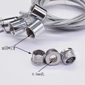 Kabel Lampu Stainless Steel Tegangan Tinggi, Kabel Baja Anti Karat 7X7 LED untuk Sistem Gantung