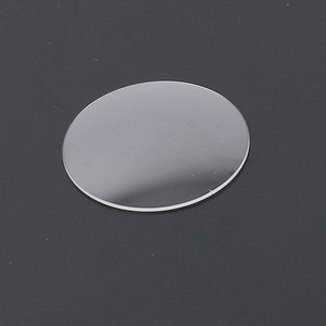 Verre de montre en saphir transparent personnalisé en usine, diamètre 3,8 cm, surface polie, fonction anti-rayures, zone centrale surélevée - Product Image 1