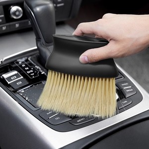 Chongteng Car Vent Cleaning <b>Brush</b> Soft Bristle Long Hair For Interior Crevices <b>Dust</b> Removal - Product Image 2