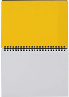 Carnet A5 personnalisable avec couverture en PP imprimée, pages vierges, reliure spirale à feuilles mobiles, idéal pour la planification scolaire ou comme cadeau