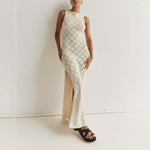 เดรสทรงเข้ารูปแบบมีซี่โครง ความยาวปานกลาง สำหรับงานปาร์ตี้ สไตล์ลำลอง สำหรับผู้หญิง ชุดเที่ยวคลับ เสื้อยืดแขนสั้น ชุดรัดรูปเซ็กซี่สำหรับฤดูร้อน - Product Image 6