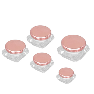 Tarro <span class=keywords><strong>de</strong></span> vidrio cosmético con tapa dorada rosa para champú <span class=keywords><strong>de</strong></span> 50 ml, tarro <span class=keywords><strong>de</strong></span> crema cosmética <span class=keywords><strong>de</strong></span> PMMA, tarros y botellas cosméticas <span class=keywords><strong>de</strong></span> pared gruesa, color naranja. - Product Image 6