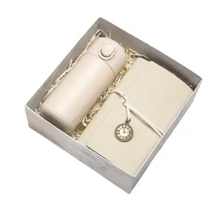 Zomergeschenken Elegante Geschenkdoos Paraplu Vacuümfles Fles Mini Handheld Mini Fan Souvenir Cadeau Set