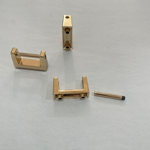 Hebilla cuadrada de latón ajustable con tornillo extraíble para bolsos DIY - Product Image 2