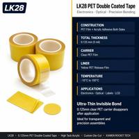 Double Coated Double Sided Heat-Resistant Pressure Sensitive Die Cut PET Tapes with Acrylic Adhesive 48mm Width 50m Length