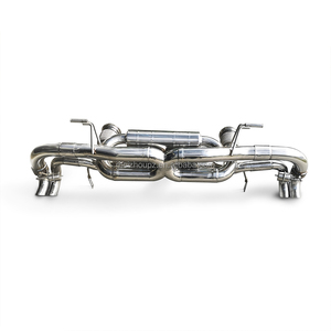 Sistema di Scarico CatBack in Acciaio Inox con Valvola per Modelli <span class=keywords><strong>Audi</strong></span> <span class=keywords><strong>R8</strong></span> V10 5.2L 2008-2016, Include Tubo Centrale e Tubo di Scarico Posteriore - Product Image 5