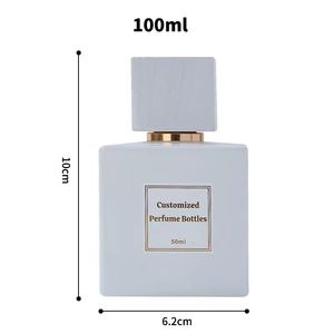 Flacone di Profumo in Vetro Trasparente di Lusso con Loghi Personalizzati per Esaltare l'Attrattiva del Profumo, Contenitore da 100ml - Product Image 4