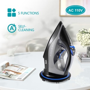 Plancha de Vapor Winningstar 110V con Suela de Cerámica y Tres Ajustes de Temperatura para Uso Doméstico - Product Image 2