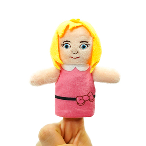 Nouvelles marionnettes à doigts en peluche pour la maternelle, jeu de rôle pour enfants, jouet d'histoires, animaux en peluche - Product Image 2