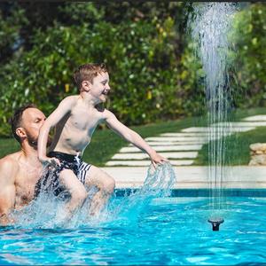 Zonne-Energie Fontein Tuin Stromend Water Zwembad Fontein Drijvende Buiten Vogel Bad Binnenplaats Uitzicht Split - Product Image 2